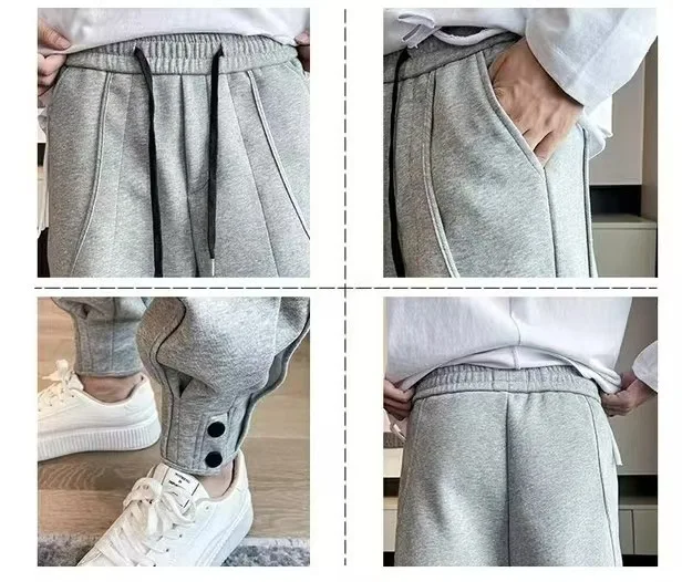 Pantalons d'automne/hiver grande taille pour hommes