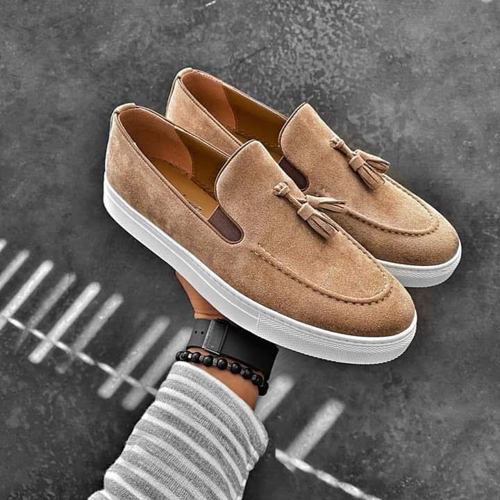Mocassins chic en daim