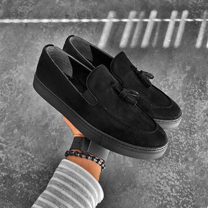 Mocassins chic en daim