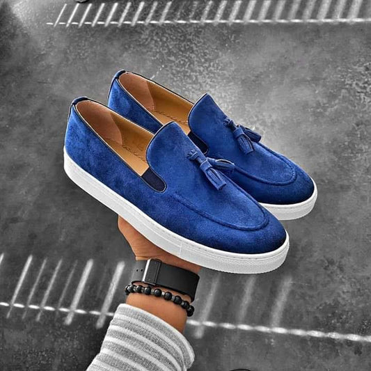 Mocassins chic en daim