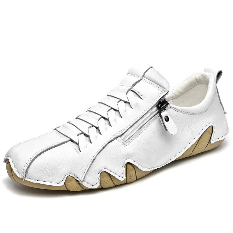 Chaussures de conduite décontractées en cuir pour hommes